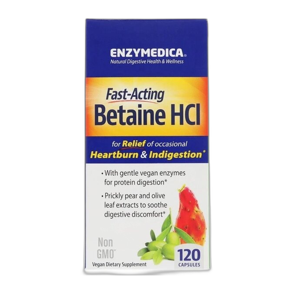 Enzymedica Betaine HCl - 120 caps