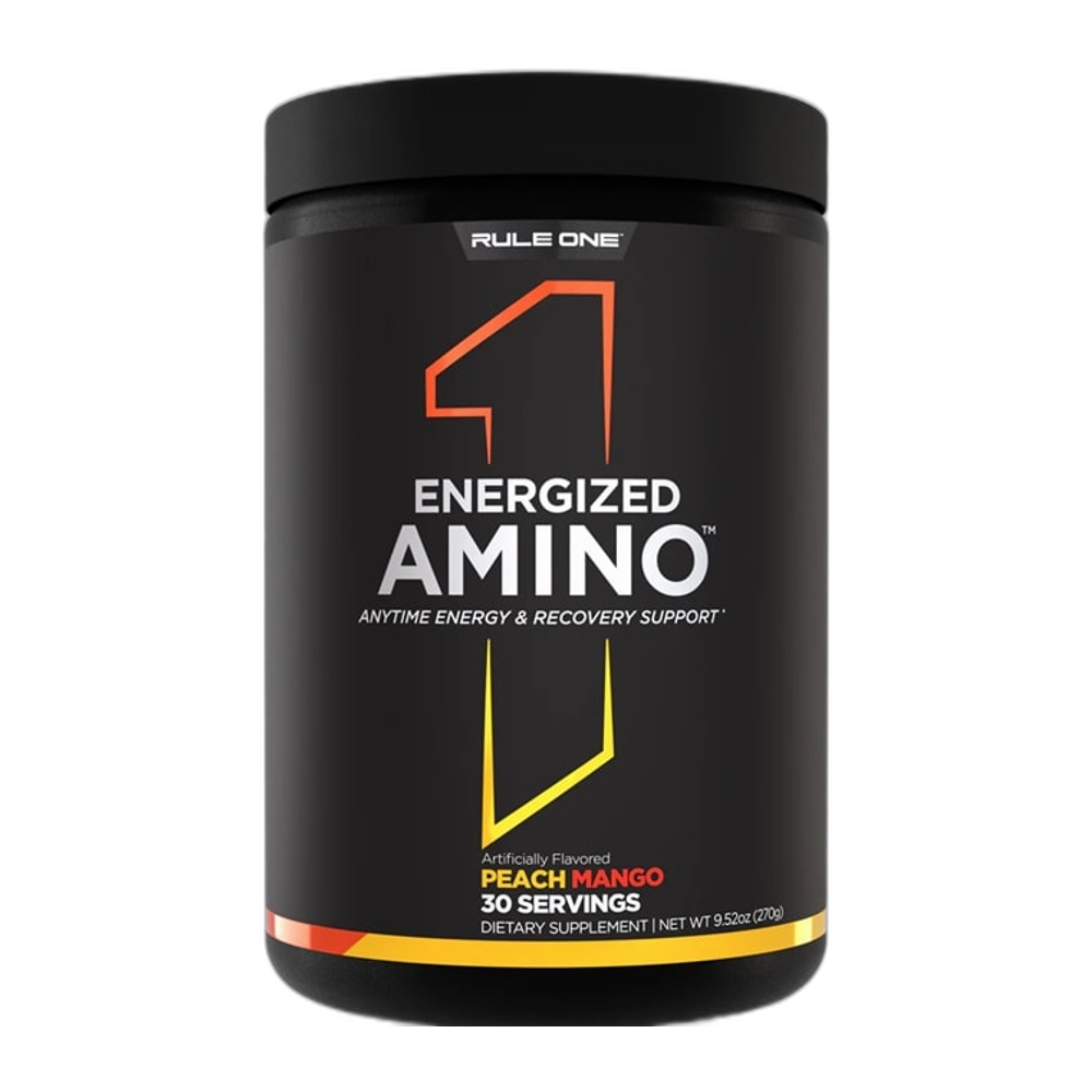 Rule One Energized Amino, Peach Mango - 270g