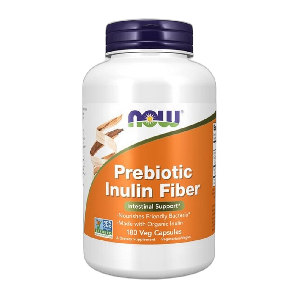 NOW Foods Prebiotic Inulin Fiber - 180 vcaps