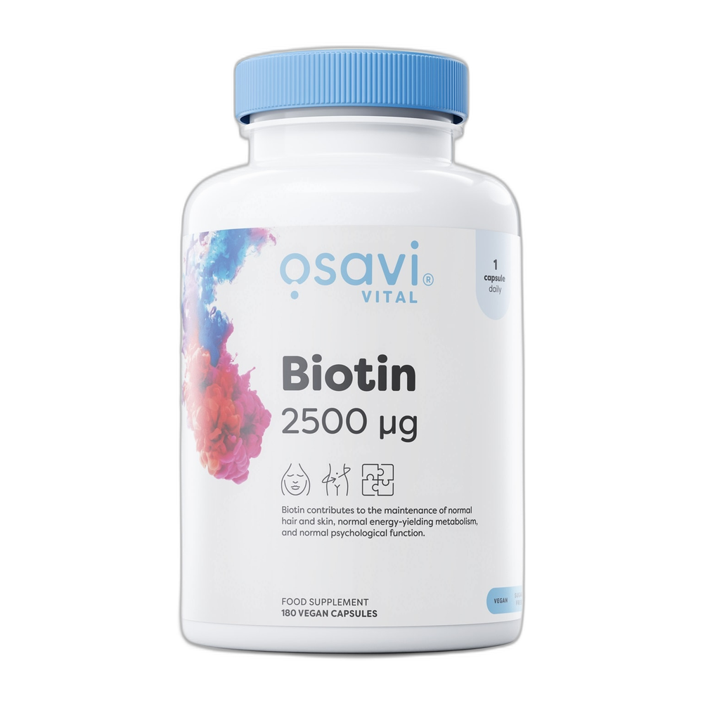 Osavi Biotin, 2500mcg - 180 vegan caps