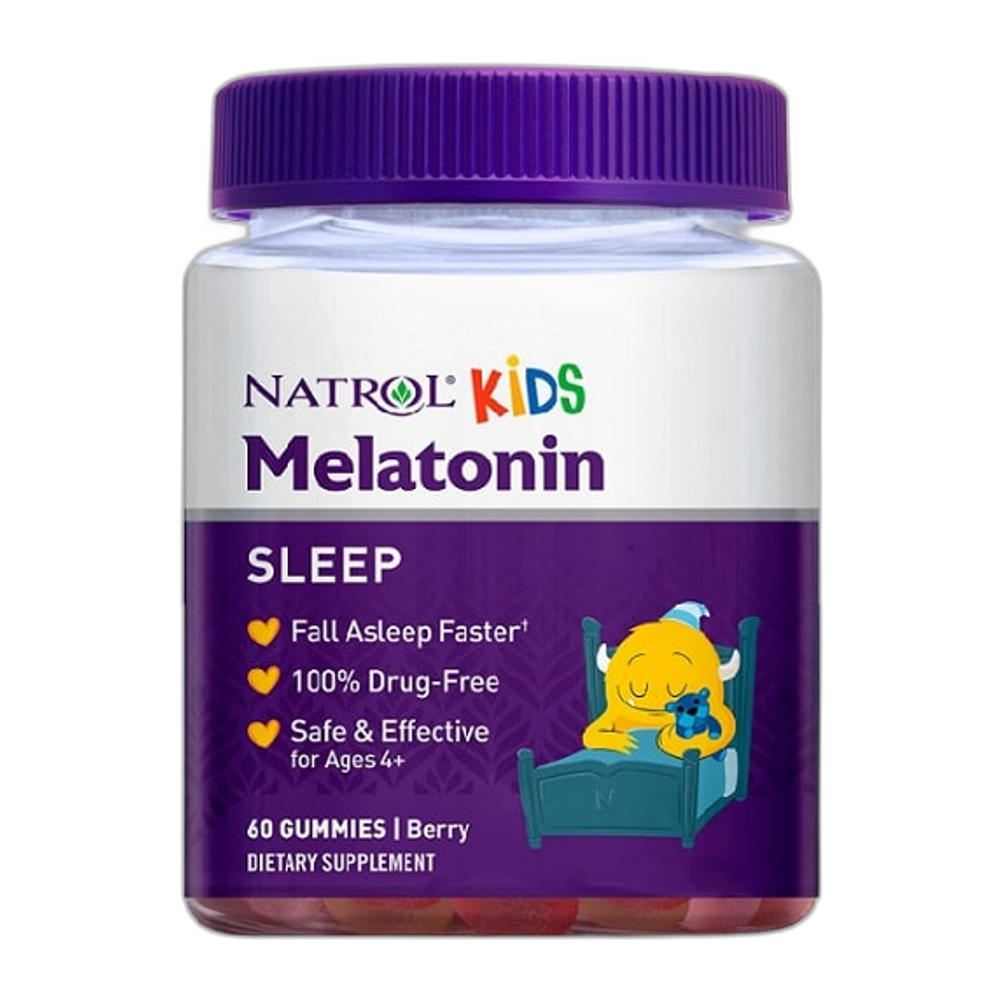 Natrol Kids Melatonin, Berry - 60 gummies