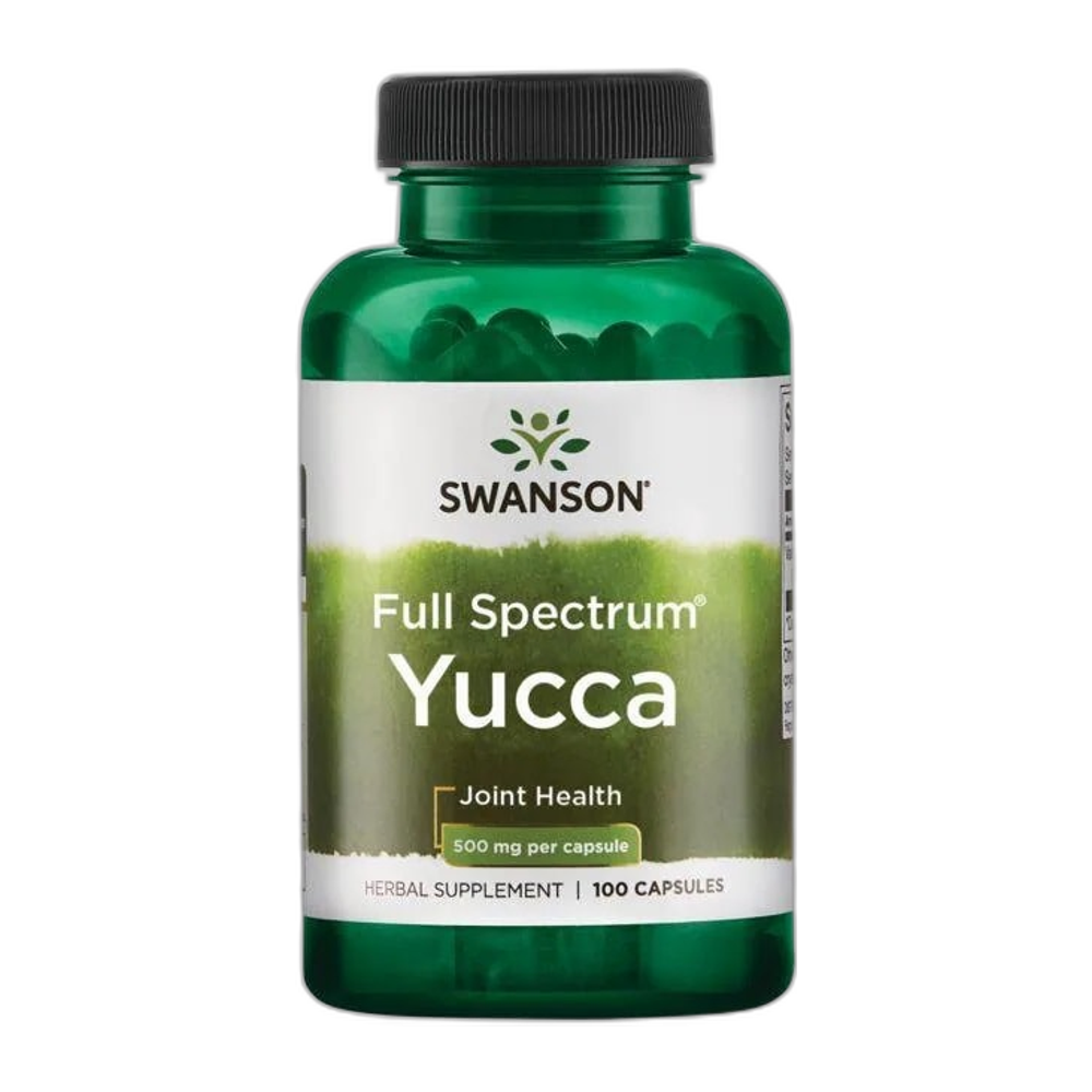 Swanson Full Spectrum Yucca, 500mg - 100 caps