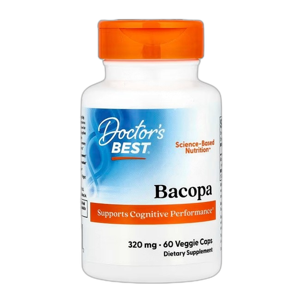 Doctor's Best Bacopa, 320mg - 60 vcaps