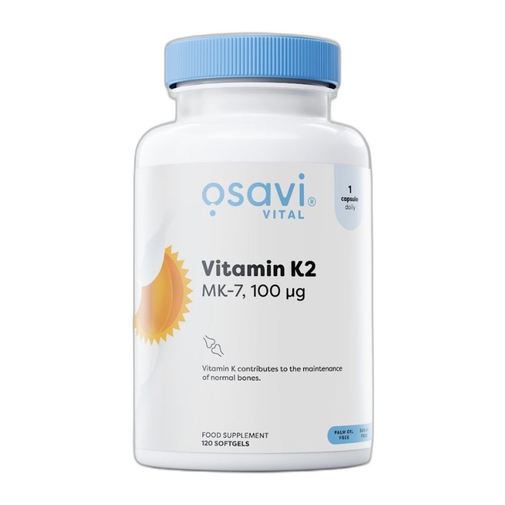 Osavi Vitamin K2 MK-7, 100mcg - 120 softgels