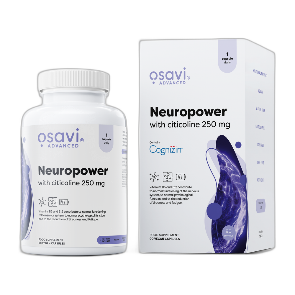 Osavi Neuropower with Citicoline, 250mg - 90 vegan caps