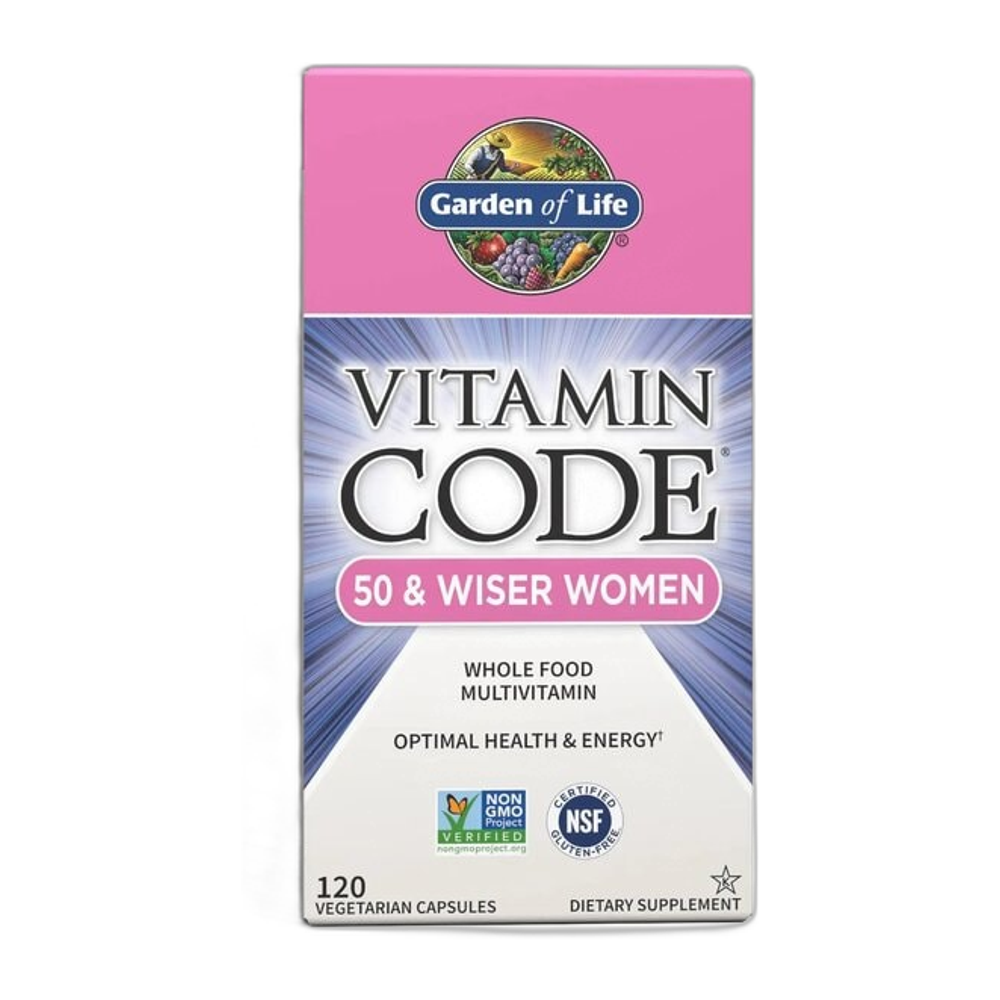 Garden of Life Vitamin Code 50 & Wiser Women - 120 vcaps