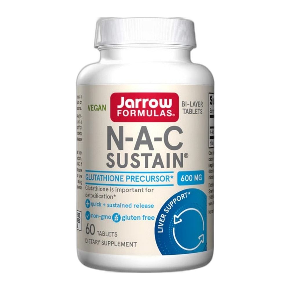 Jarrow Formulas N-A-C Sustain, 600mg - 60 tabs