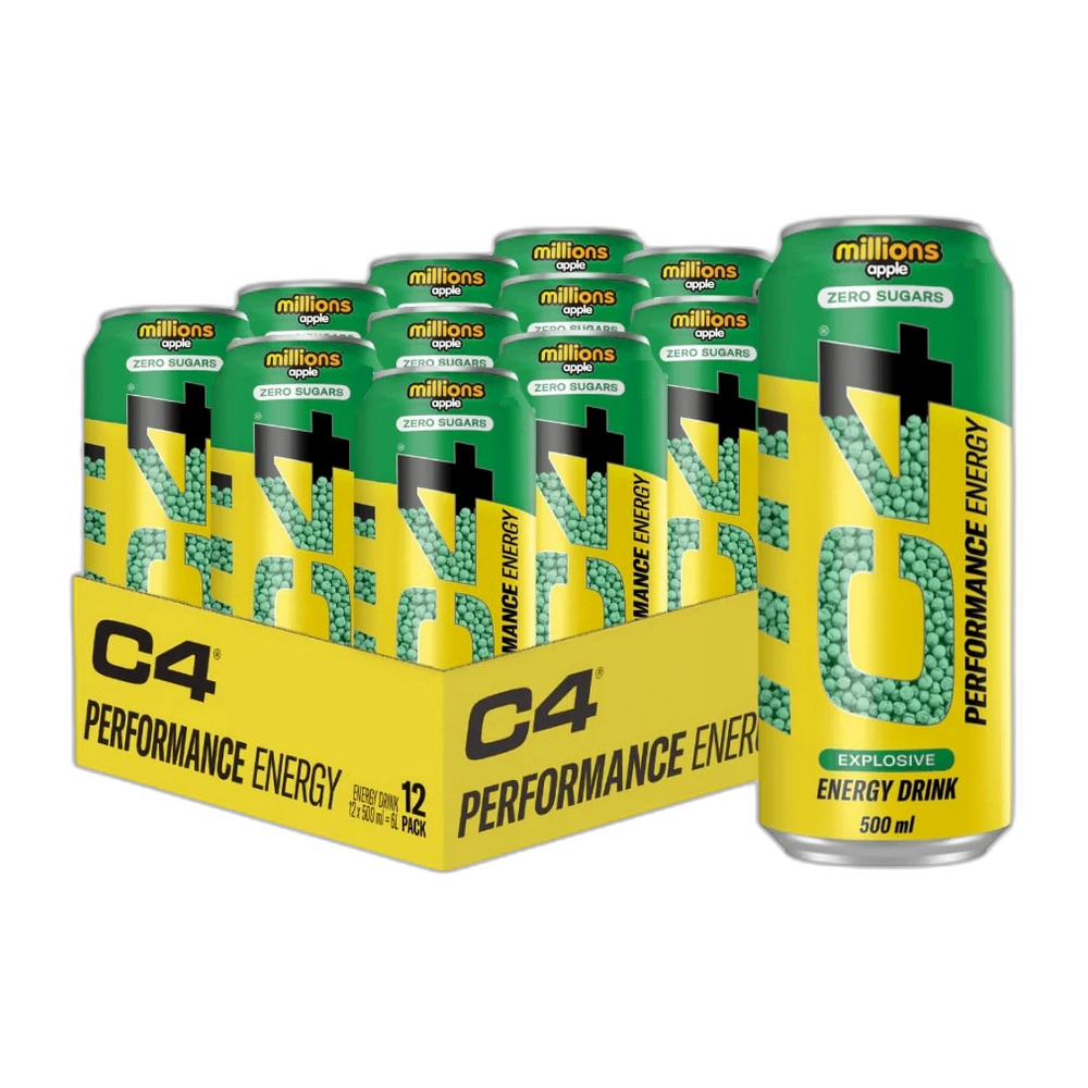 Cellucor C4 Performance Energy, Millions Apple - 12 x 500 ml.