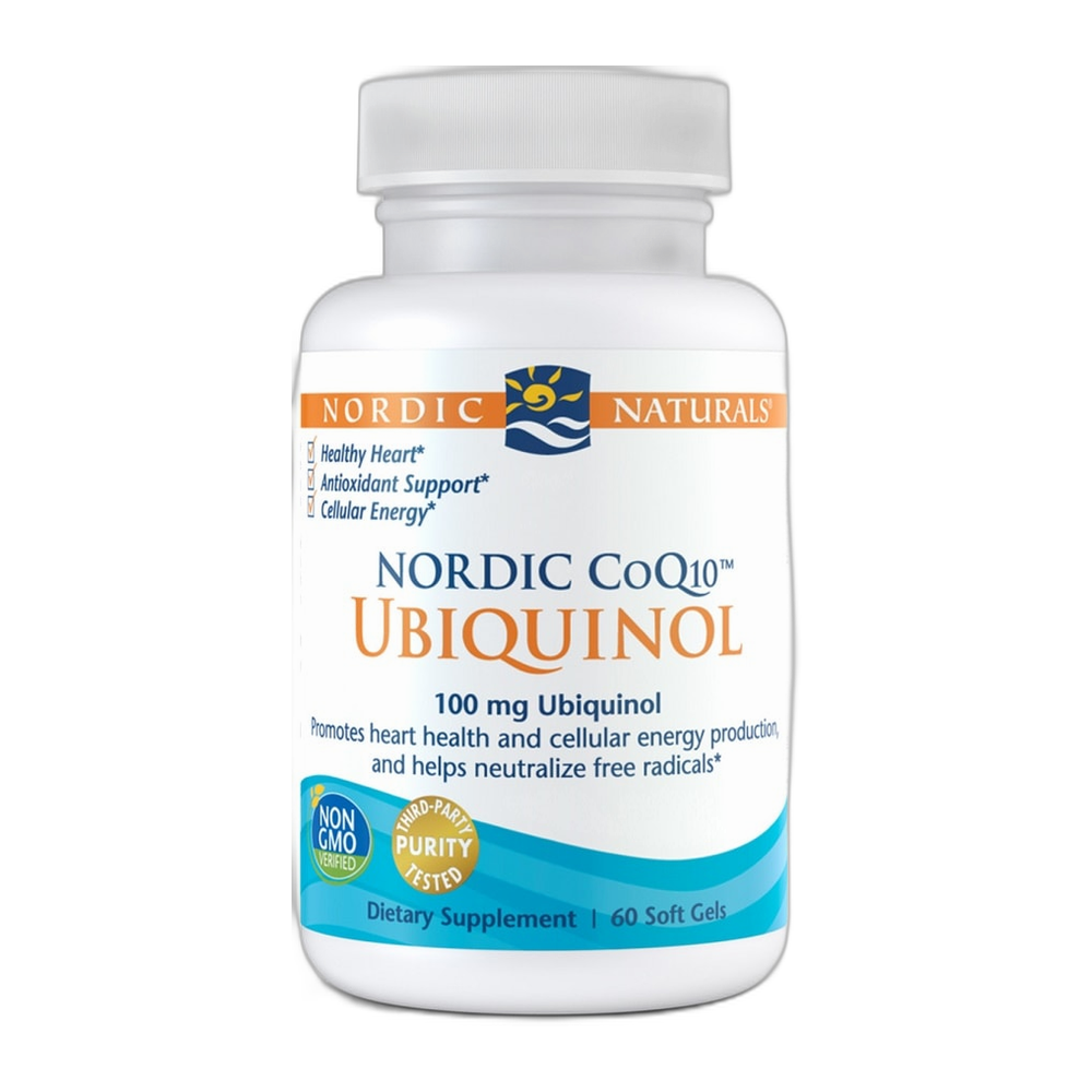 Nordic Naturals Nordic CoQ10 Ubiquinol, 100mg - 60 softgels
