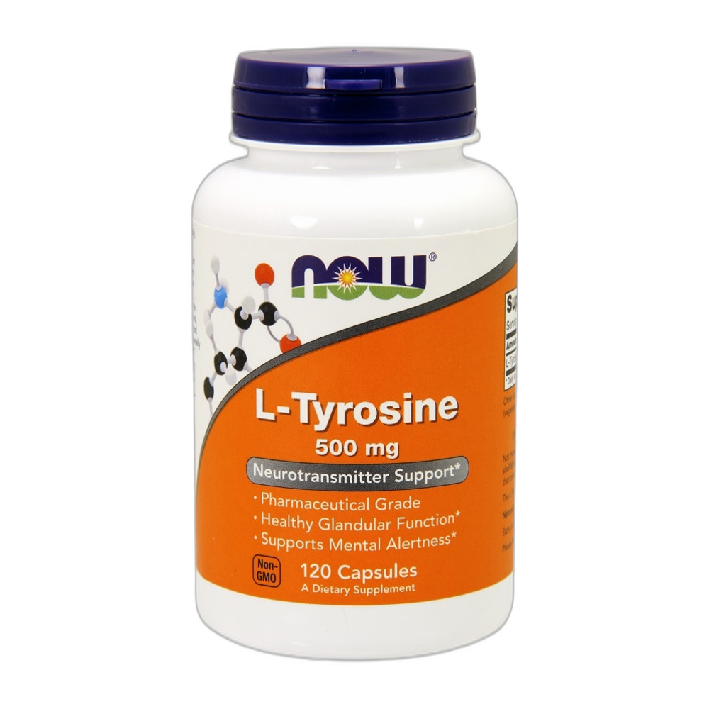 NOW Foods L-Tyrosine, 500mg - 120 caps