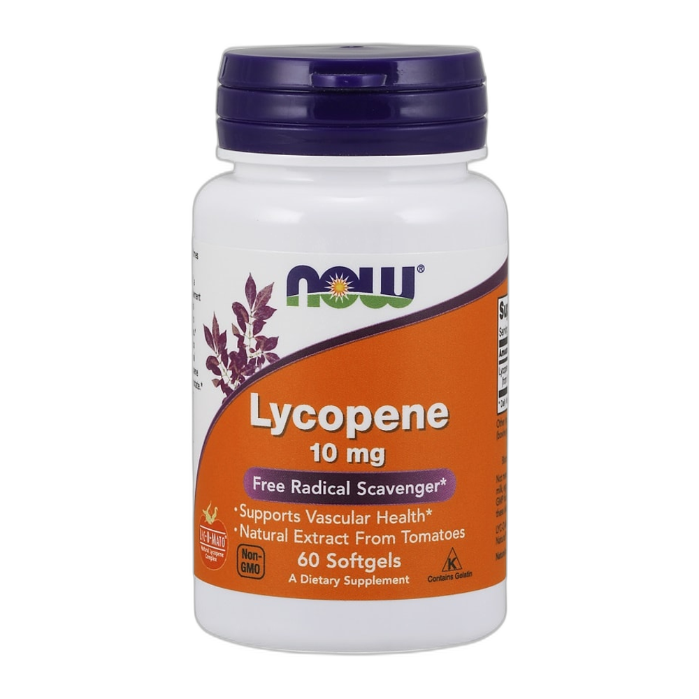 NOW Foods Lycopene, 10mg - 60 softgels