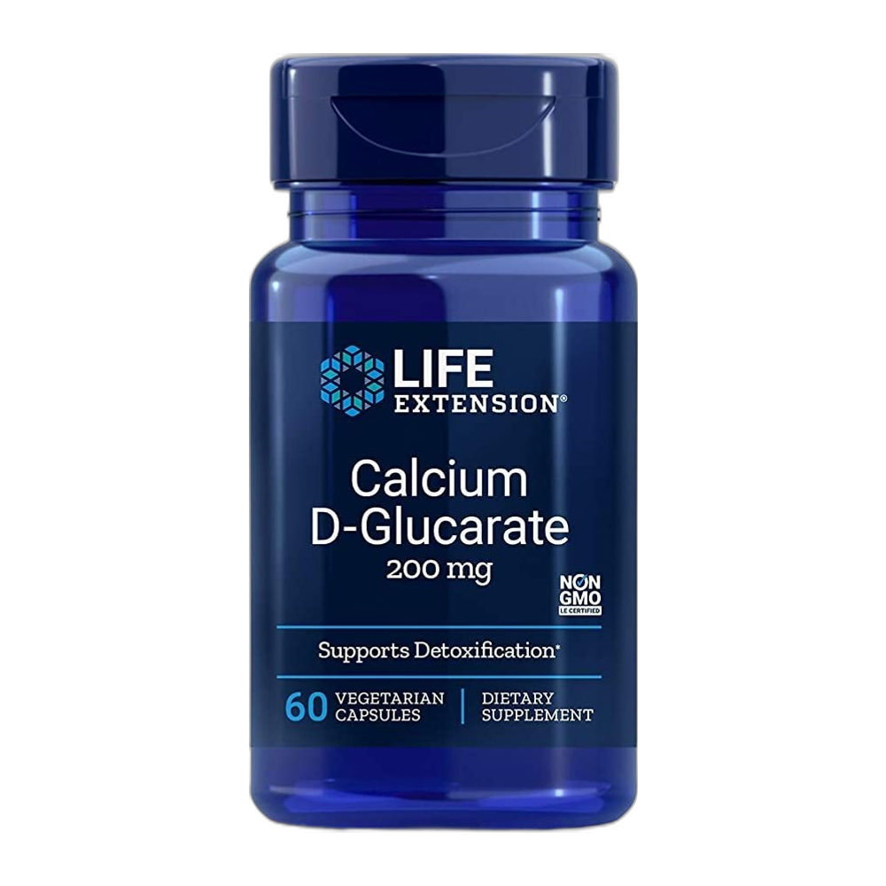 Life Extension Calcium D-Glucarate, 200mg - 60 vcaps