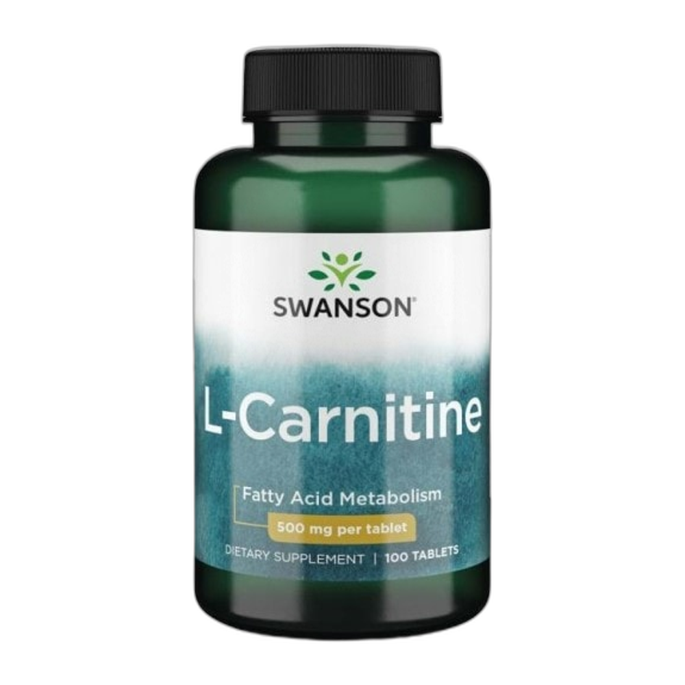 Swanson L-Carnitine, 500mg - 100 tablets