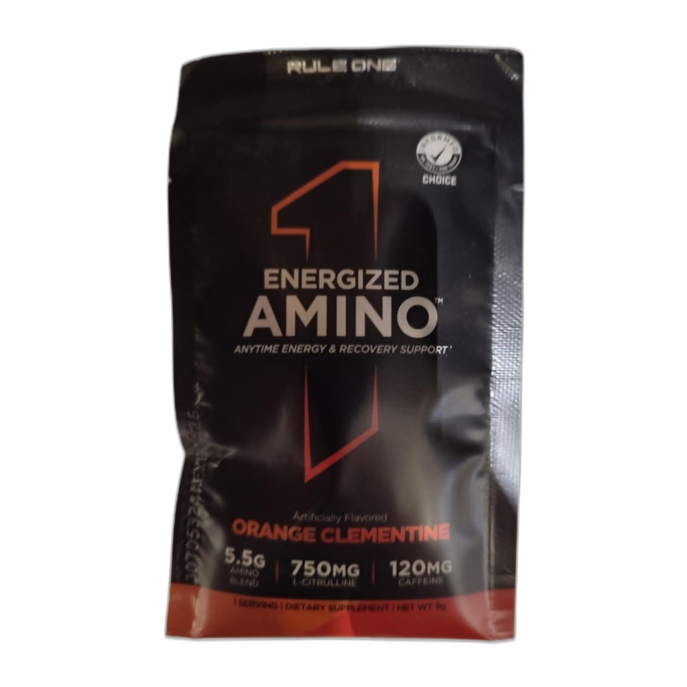 Rule One Energized Amino, Orange Clementine - 9g (1 serving)