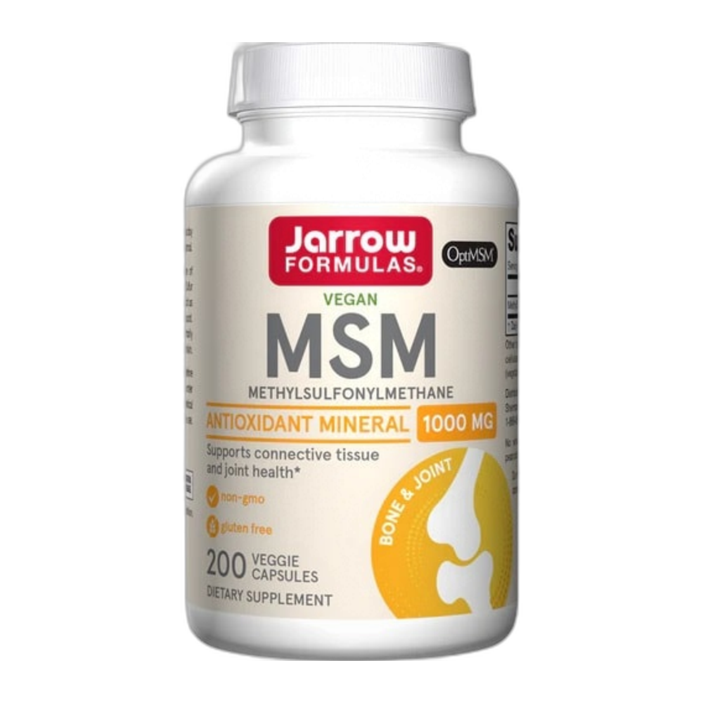 Jarrow Formulas MSM (Methyl-Sulfonyl-Methane), 1000mg - 200 vcaps