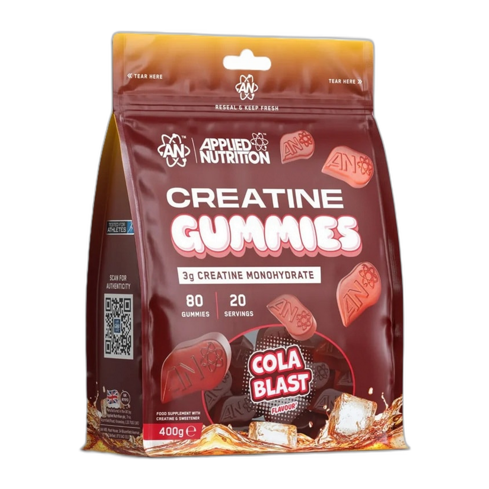 Applied Nutrition Creatine Gummies, Cola Blast - 80 gummies