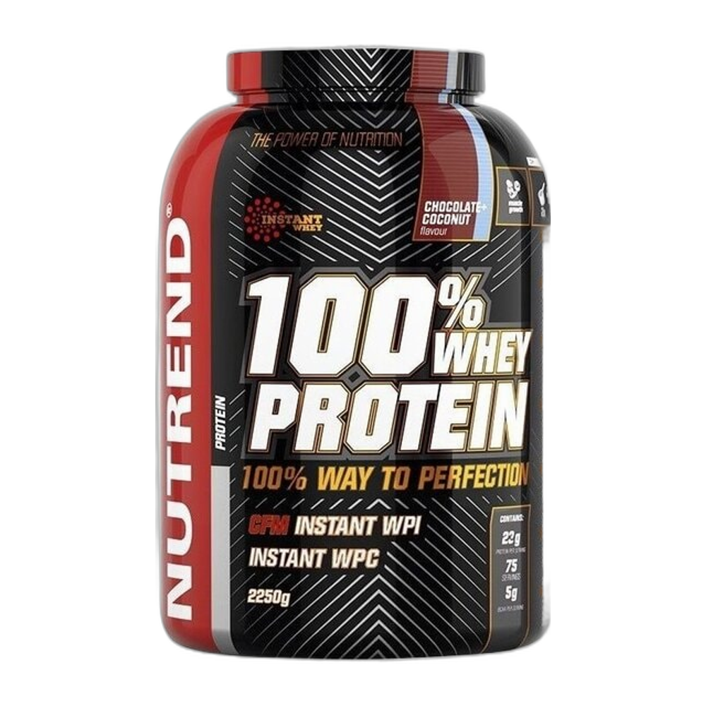 Nutrend 100% Whey Protein, Chocolate Coconut - 2250g