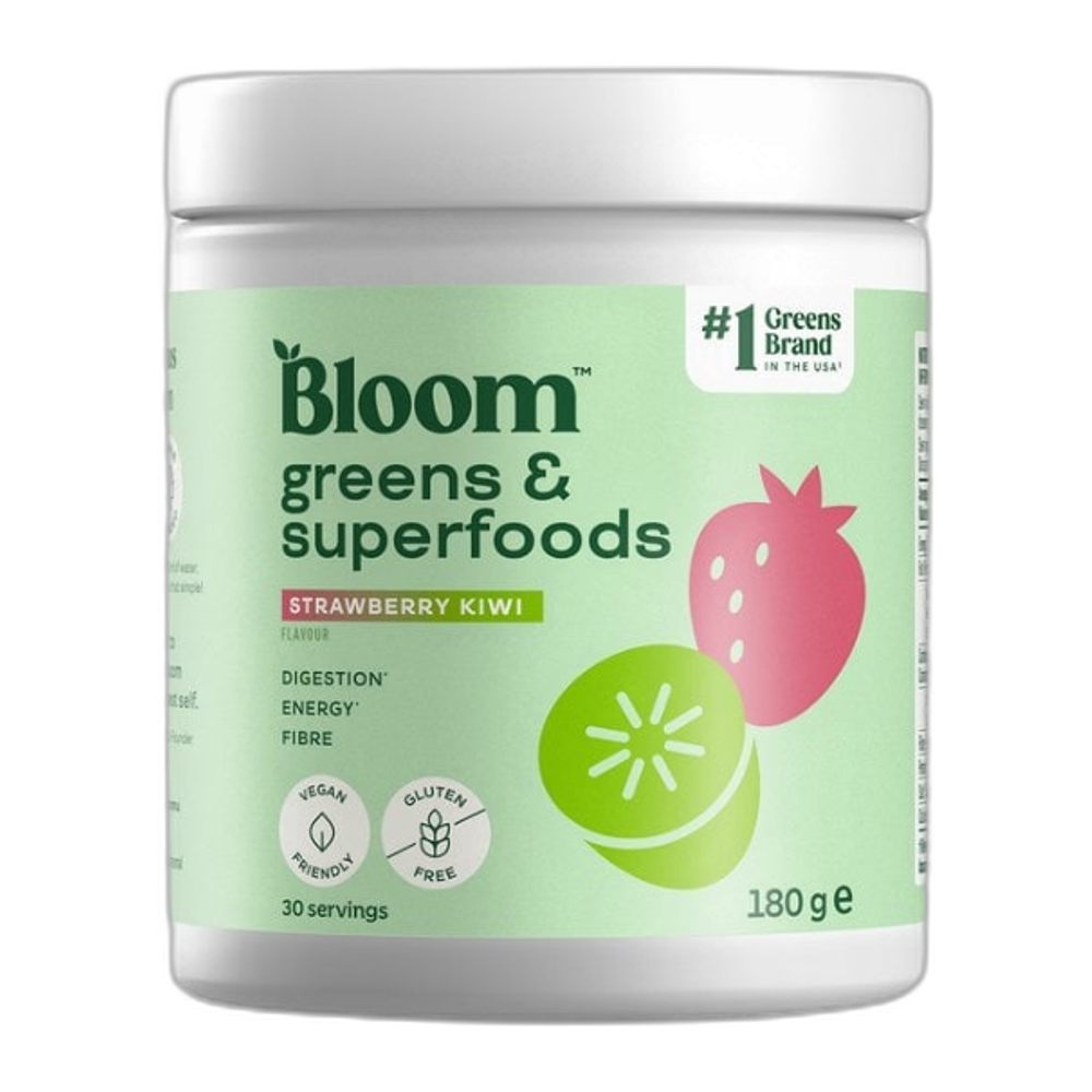 Bloom Greens & Superfoods, Strawberry Kiwi - 180g