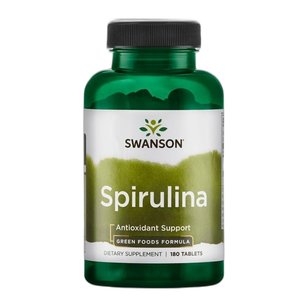 Swanson Spirulina, 500mg - 180 tablets