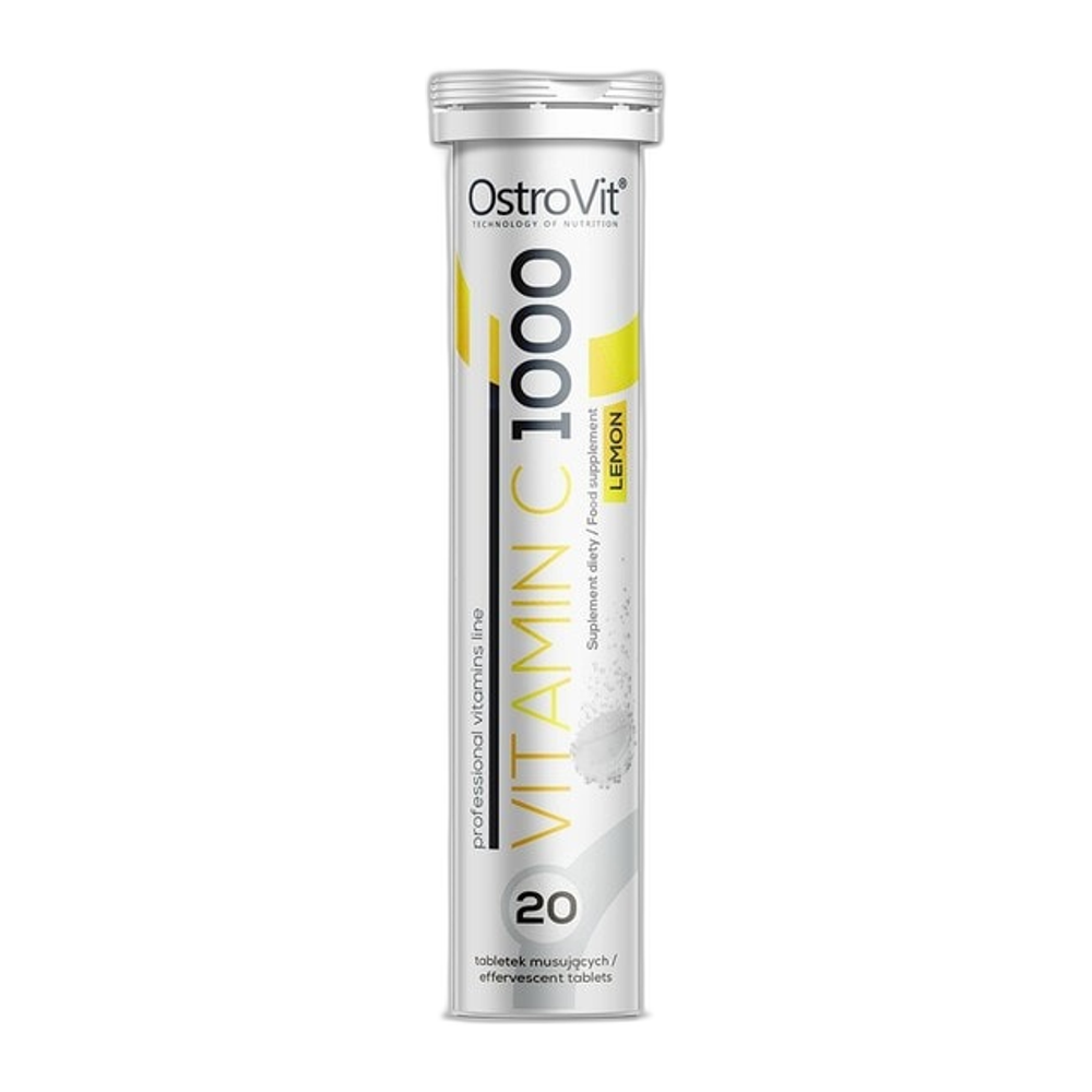 OstroVit Vitamin C 1000, Lemon - 20 effervescent tabs