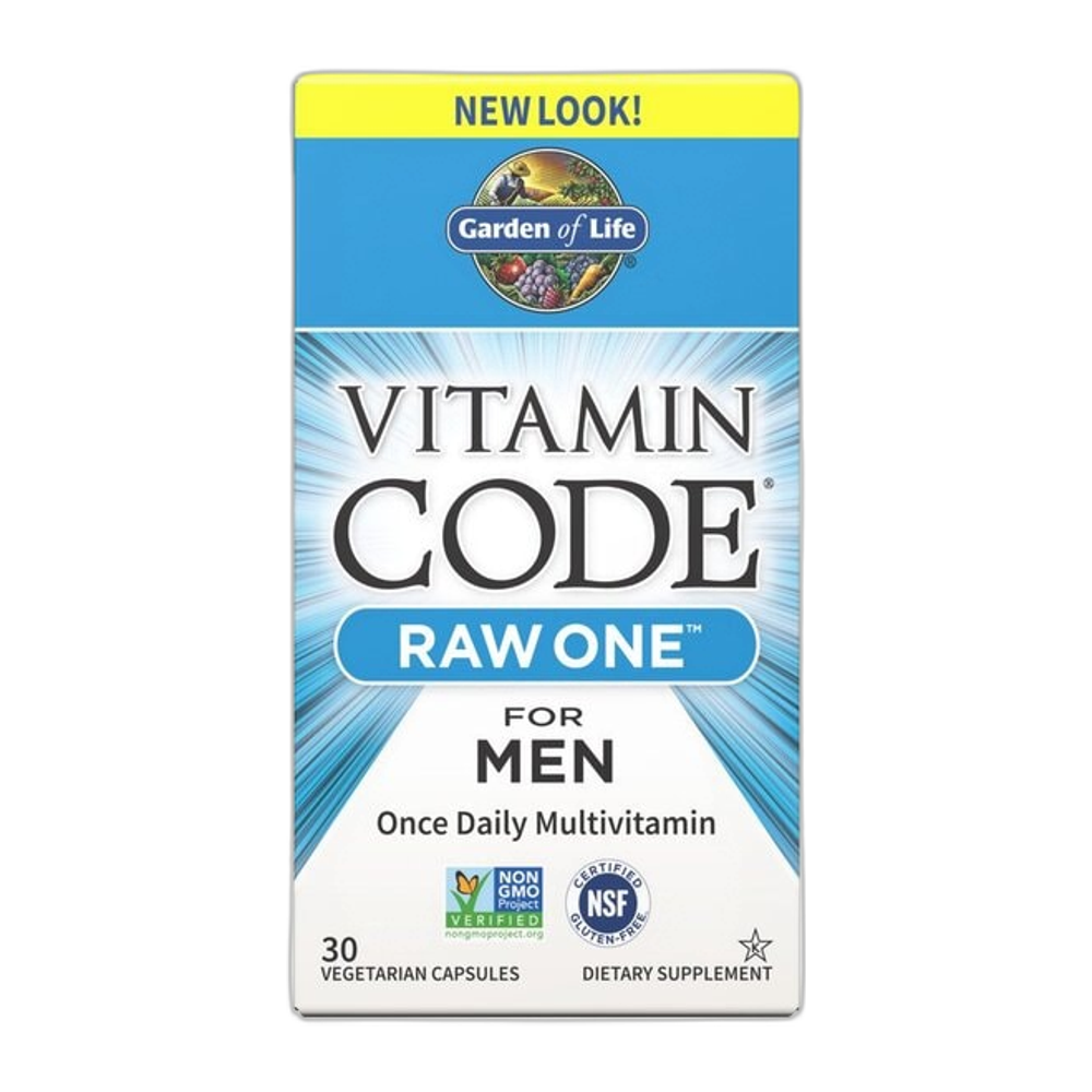 Garden of Life Vitamin Code Raw One for Men - 30 vcaps