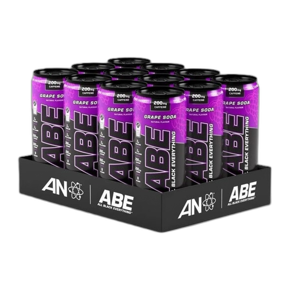 Applied Nutrition ABE Energy + Performance Cans, Grape Soda - 12 x 330 ml.