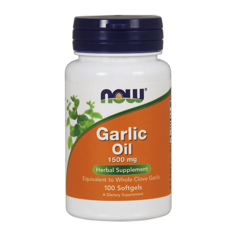 NOW Foods Garlic Oil, 1500mg - 100 softgels