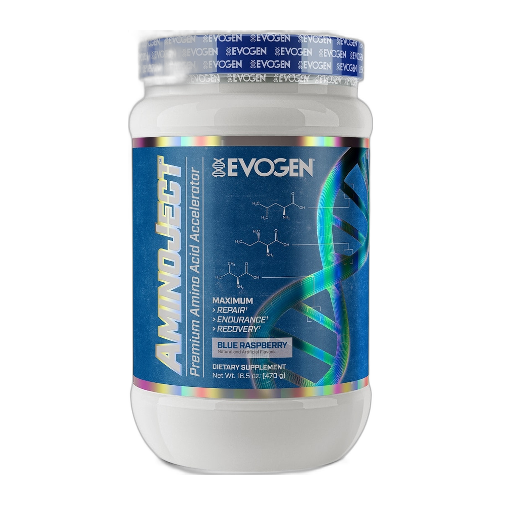 Evogen AminoJect, Blue Raspberry - 470g